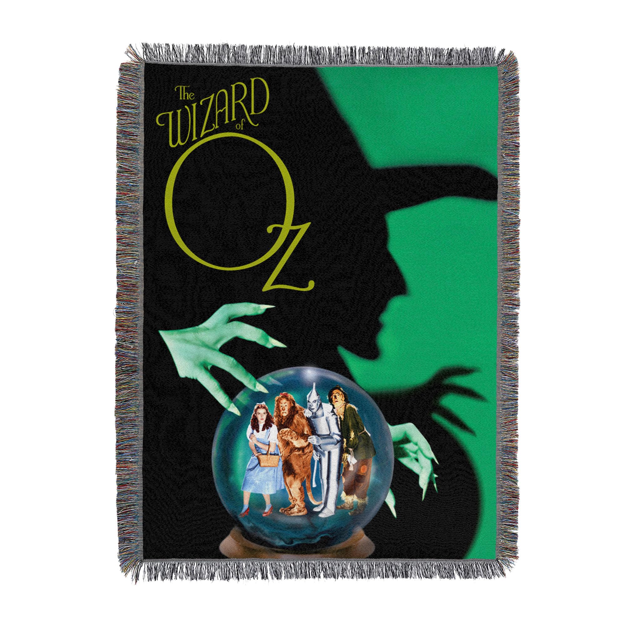 Northwest Wizard of Oz Woven Tapestry Throw Blanket, 48" x 60", Expecting Company