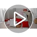 Beige Valentine's Day Heart Throw Pillow Covers 18x18 Inch - 2 Pack, Plush Faux Fur Jacquard Love Pillow Cases for Home & Living Room Decor