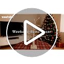 Lighted Mini Birch Tree Christmas Decoration 2ft White with USB & Timer