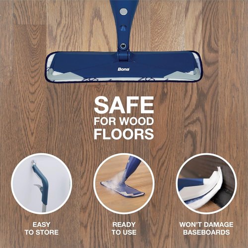 Bona Hardwood Floor Spray Mop - Premium Cleaning Solution for Effortless Shine | Versatile & Easy to Use