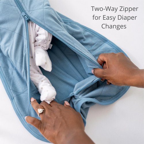 Dreamland Baby Viscose Swaddle Blanket (0-6 Months). 1.0 TOG Ultra Soft Swaddle Blanket w/Built in Band. 95% Viscose, 5% Spandex (White with Grey Stars). Mom-Owned US Business, Premium Materials