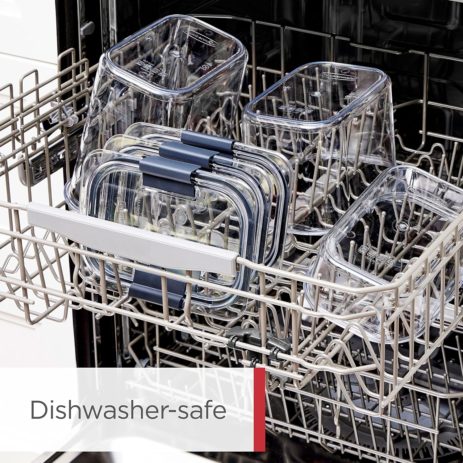 Rubbermaid Brilliance Airtight Food Storage Containers - BPA-Free Set of 20 with Lids & Scoops