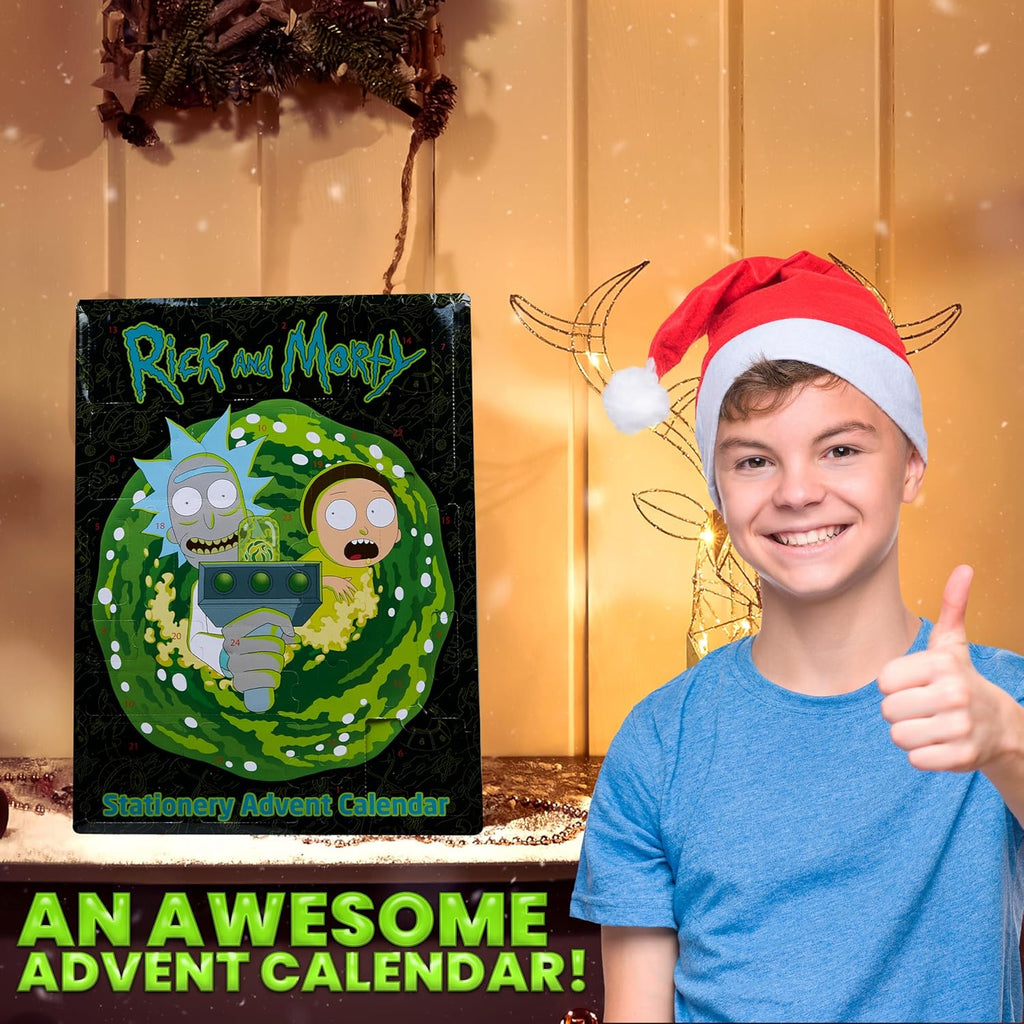 Rick and Morty Advent Calendar 2025 - Fun 24 Surprises for Men & Teens | Perfect Christmas Countdown Gift