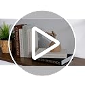Dark Blue & Beige Decorative Faux Book Set - 2 Piece Storage