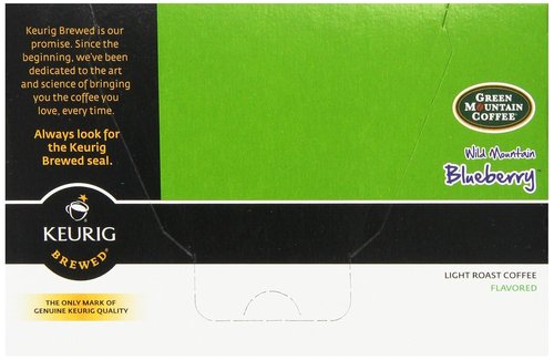 Green Mountain Coffee K-Cup Pods - Wild Mountain Blueberry Flavor | 12-Count Pack