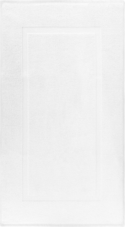 Cotton Paradise 100% Cotton Bath Mats - Soft, Absorbent, Quick-Dry | Set of 2, 20x34 Inches, White