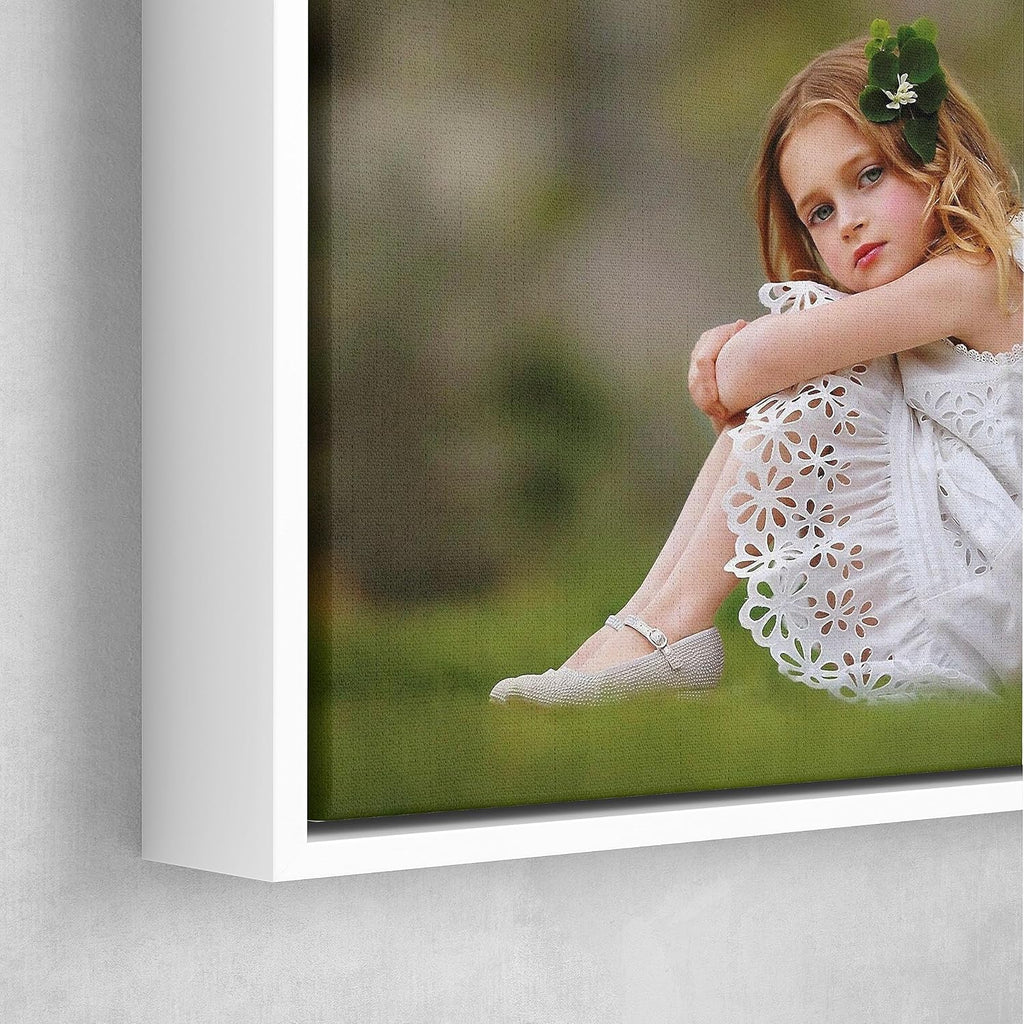 P&L ART - Personalized Custom Canvas Prints | Transform Your Photos into Stunning Wall Art - 8x10 White