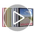 Aynoo Magnetic Poster Hanger Frame - Teak, 8x10 & 8x12 Sizes