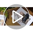 Lamicall Mini Portable Fan - 3 Speed Handheld USB Rechargeable Fan for Travel & Office