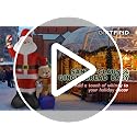 7FT Christmas Inflatable Scene - Santa & Gingerbread with Lights - Santa-Gingerbread Eva
