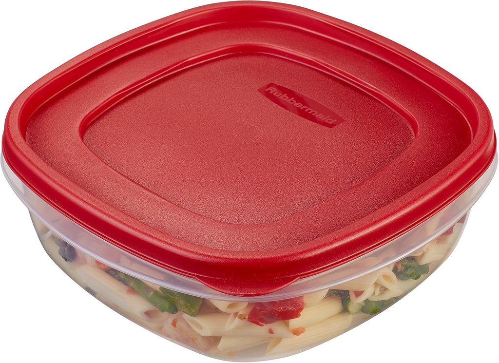 Rubbermaid Easy Find Lids - 9 Cup Food Storage Container in Racer Red | Durable & Convenient