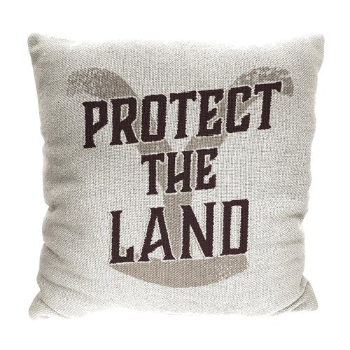 NORTHWEST Yellowstone Double Sided Woven Jacquard Pillow 2-Pack, 14" x 14", Protect The Land