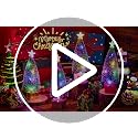 Mini Christmas Tree with Lights - 8 Pack Tabletop Holiday Decor - Variation of 8