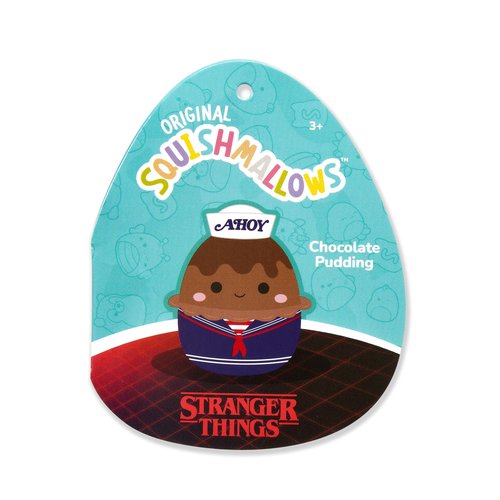Squishmallows Original “Stranger Things” 3.5-Inch Chocolate Pudding + USS Butterscotch 2-Pack - Official Jazwares Plush (Clips)