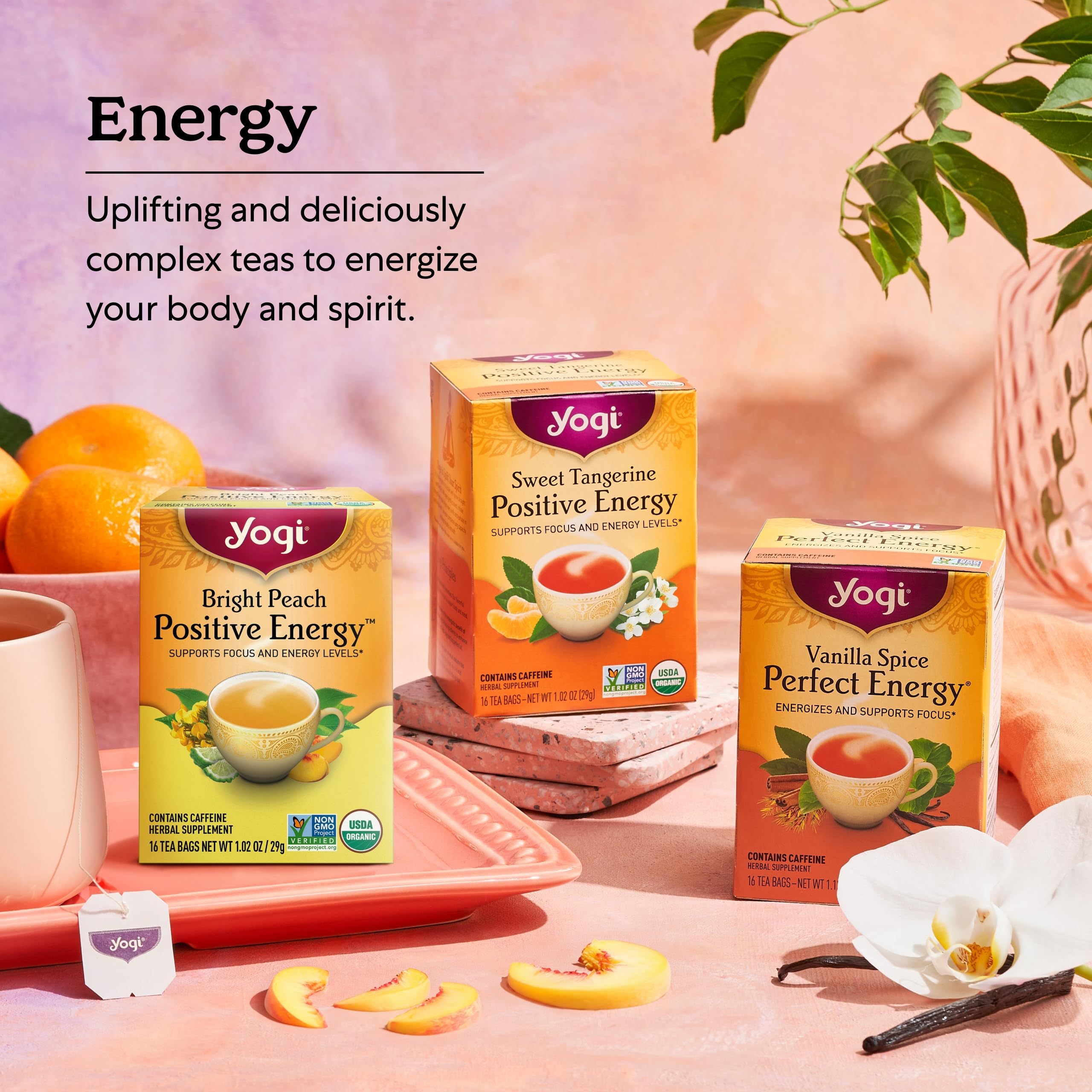 Yogi Tea Rich & Robust Morning Vitality - 16 Bags per Pack (6 Packs) - Organic Adaptogen Tea Perfect for the Morning - Includes Puerh Leaf, Roasted Chicory Root, Cinnamon Bark & More