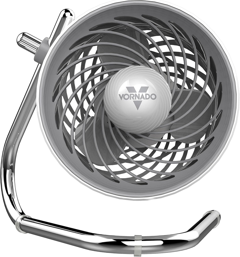 Vornado Pivot Personal Air Circulator - Portable Desk Fan with Powerful Cooling | Ice White