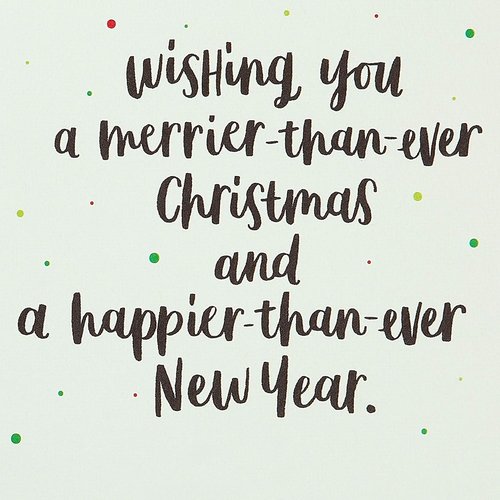 American Greetings Christmas & New Year's Card - Celebrate the Season with Joyful Wishes