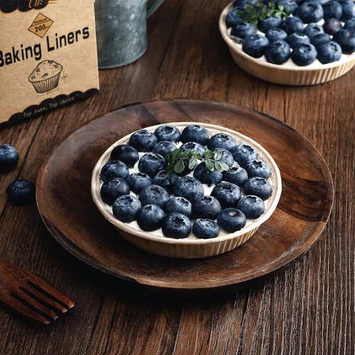 Bake Choice Mini Tart Pans - 50pcs Non-Stick 4-Inch Disposable Quiche Baking Dishes | Oven & Microwave Safe