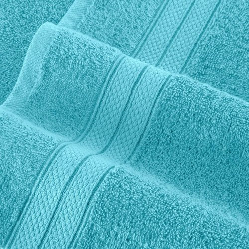 Elegant Comfort Luxury Towel Set - Premium Soft 100% Turkish Cotton, Quick-Drying | Aqua, 6-Piece Set