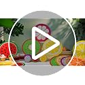 CroBlissful 6-Piece Foldable Fruit Fans - Colorful Handheld Accessories