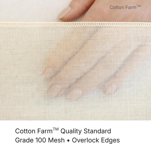 Farm Grade 100 XL Cheese Cloth by Cotton | 100% Unbleached, Reusable Straining & Cooking Cloth - 36x36 Inch