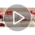 Artscope Valentine's Day Pillow Covers Set of 4, 18x18 Inch Red & Pink Heart Decor