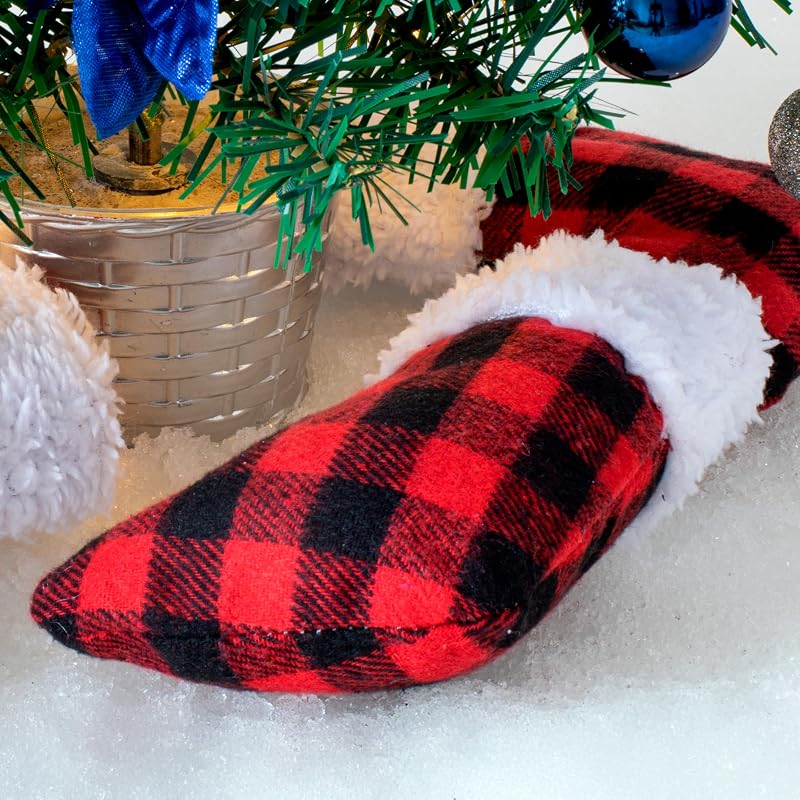 Variation of THIS listing: 24 5" Mini Christmas Stockings in Red Plaid – Set of 24