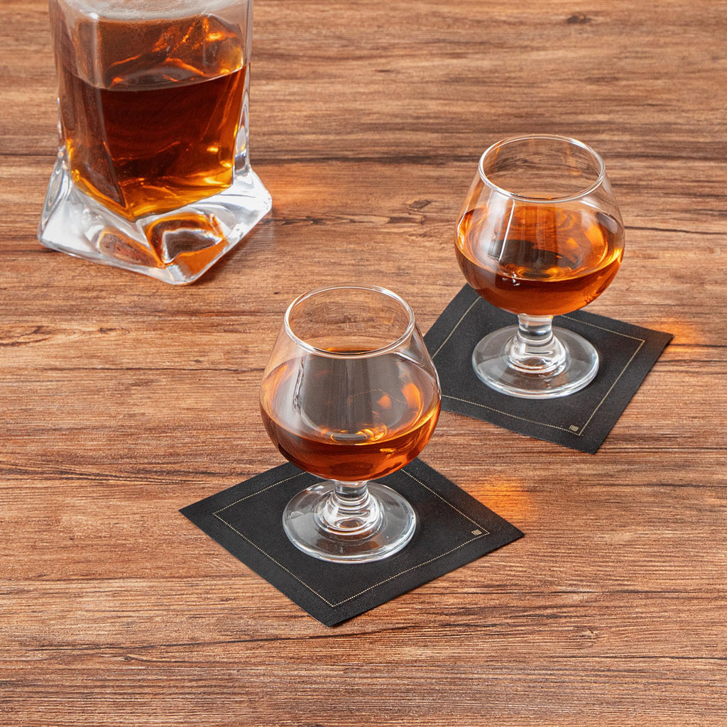 Restaurantware-Vetri 9 Ounce Brandy Snifters, 24 Stemmed Whiskey Glasses - No Lead, Dishwashable, Clear Glass Tumblers For Tasting Bourbon, Cognac, Scotch, Great For Spirit Drinks, Oid Fashioned