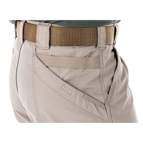 5.11 Tactical Men's Active Work Pants, Superior Fit, Double Reinforced, 100% Cotton, Tundra, 28W x 32L, Style 74251