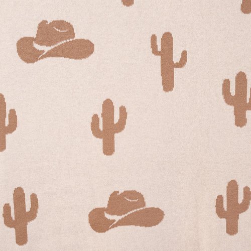 SWaddle AN Cactus Jacquard Baby Blanket, 30"x40" Two-Sided Breathable Throw Blanket for Boys and Girls, Newborn Infant Toddler Ideal for Gift