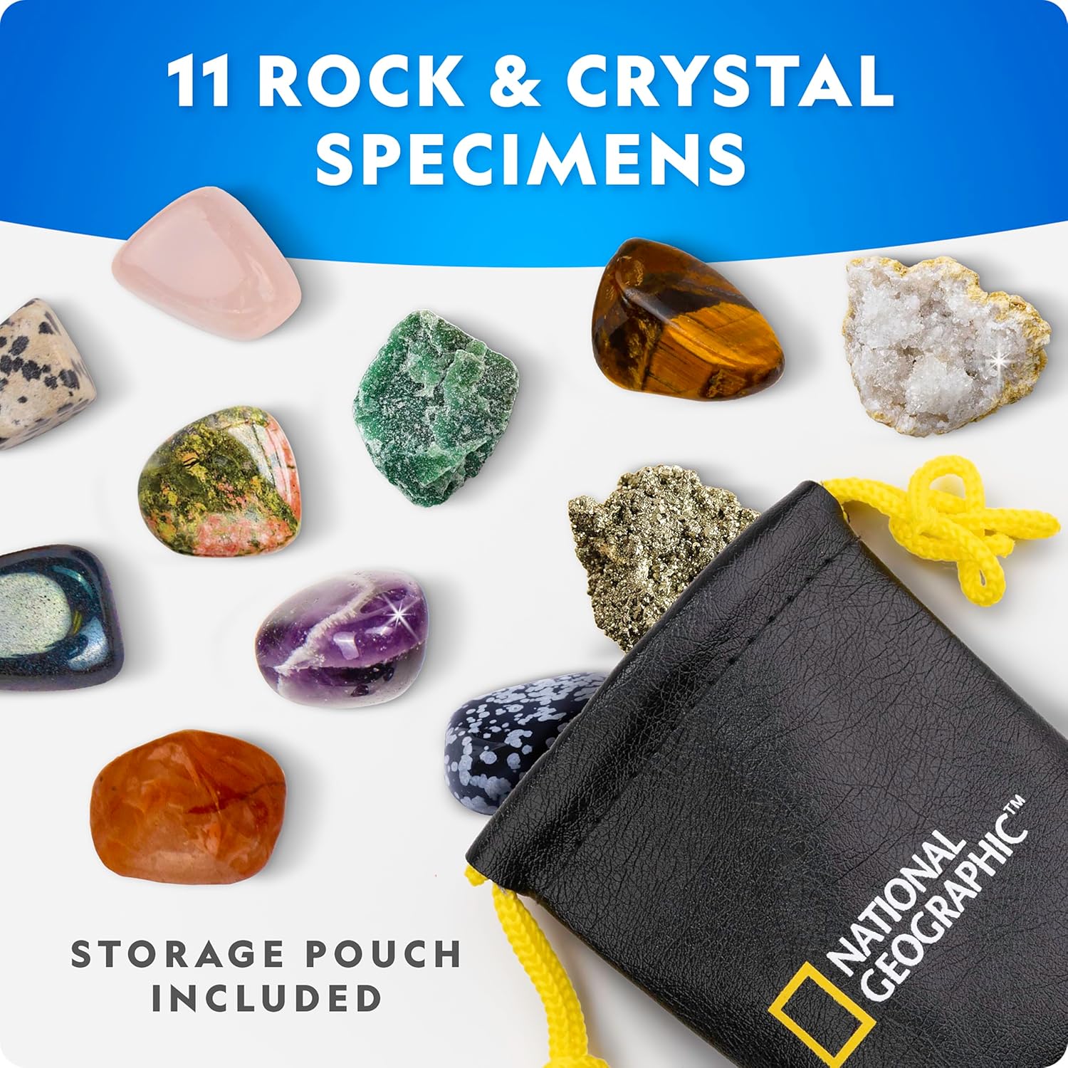 National Geographic 2026 Advent Calendar - Jumbo Science Kit & Rock Collection for Kids Ages 8-12