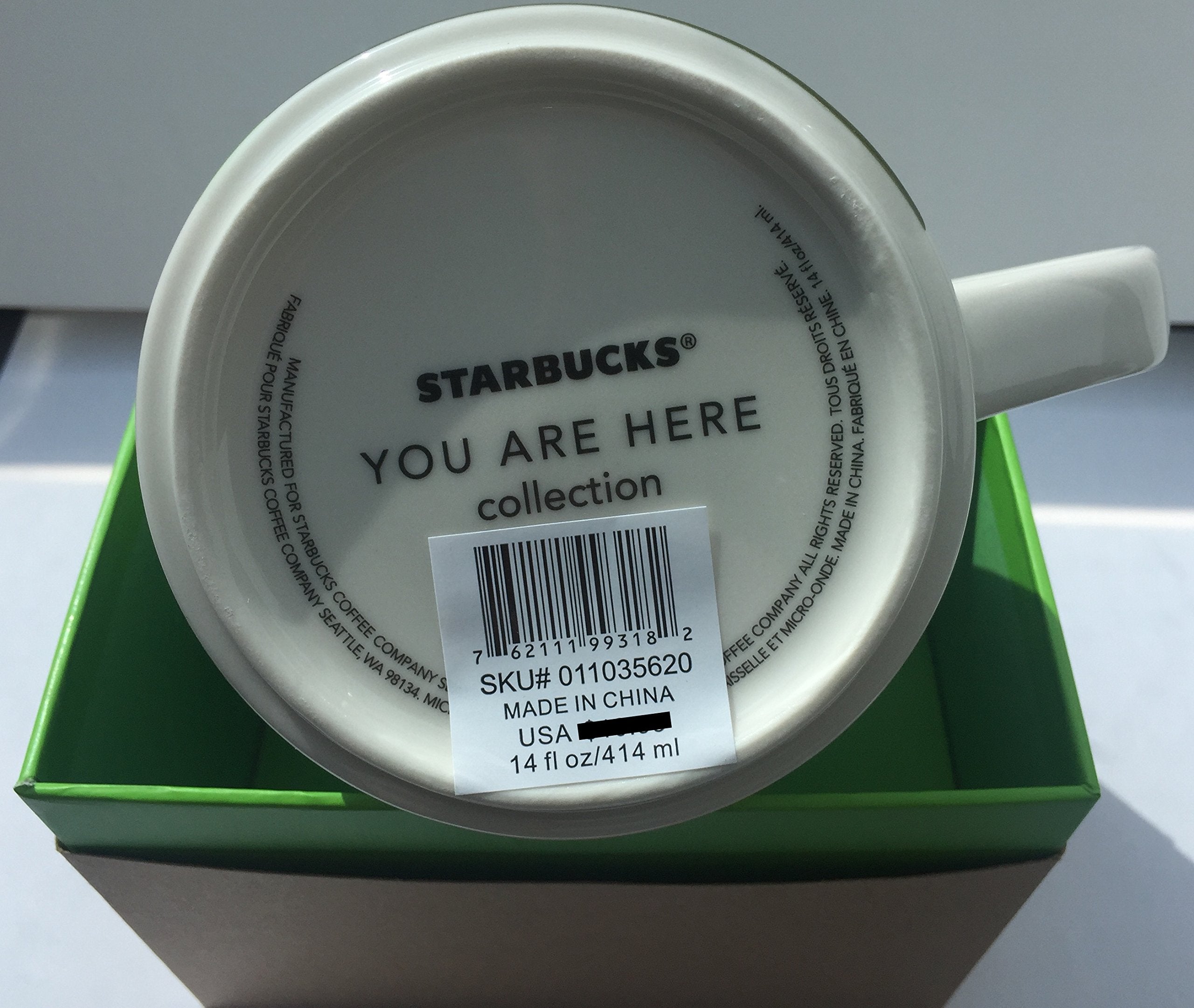 Starbucks Wisconsin Mug You Are Here Collection