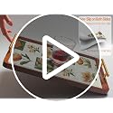 Non-Adhesive Floral Drawer Shelf Liners - Waterproof & Non-Slip 12x10ft