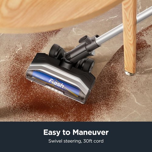 Eureka Corded Stick Vacuum Cleaner - Lightweight Pet Hair Removal with Powerful Suction | Blue, NES520BL