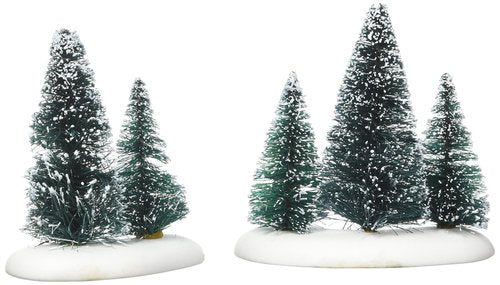 Department 56 Accessories for Villages Sisal Tree Groves Accessory Figurine (Set of 2), 3.82 Inch