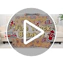 Glow in the Dark Dinosaur Throw Blanket for Kids, 40"x60"