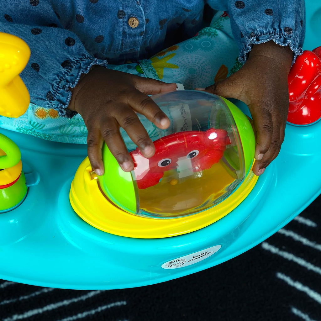 Baby Einstein Ocean Explorers 2-in-1 Activity Jumper & Floor Toy - Max Weight 25 lbs, Ages 6+ Months