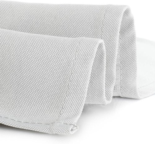 Gee Di Moda Rectangle Tablecloth - Heavy-Duty 60 x 102 Inch White Fabric for Events & Parties
