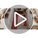 Christmas Tree Kitchen Rugs Set - Pinecone Snowman Snowflake Non Slip Mat, 3 Sizes