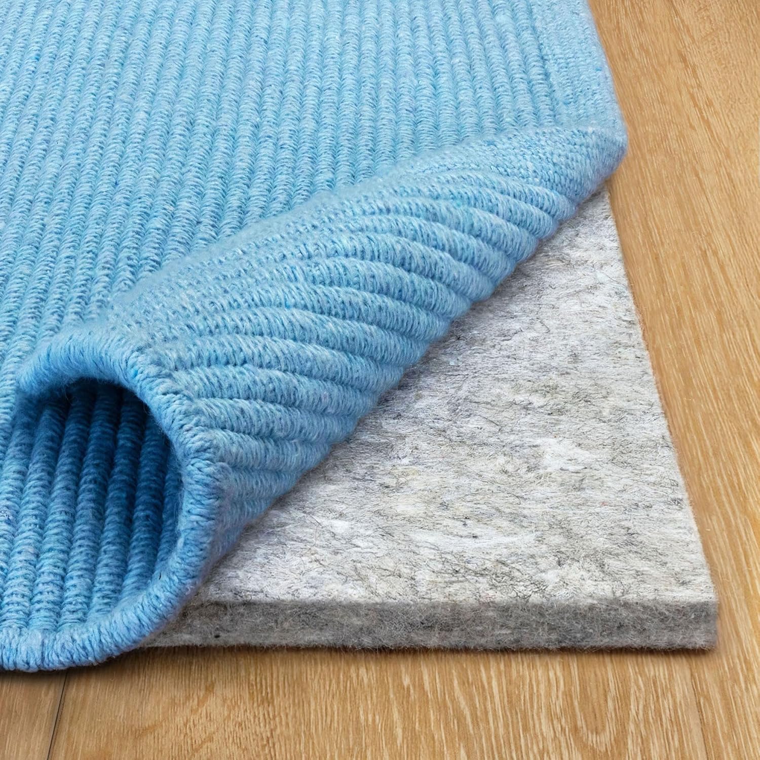 RUGPADUSA - 100% Felt Rug Pad - 8'x10' - 1/2" Thick - Protective Cushioning for All Floors