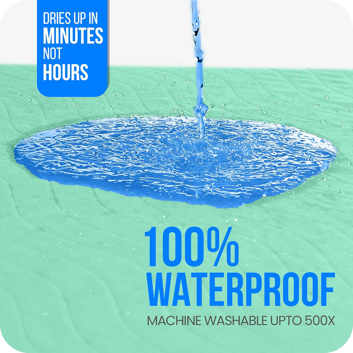 Utopia Bedding Washable Dog Pee Pads - Heavy Absorbency Incontinence Bed Pads | 34" x 36" (Pack of 4) - Waterproof for Pets & Adults