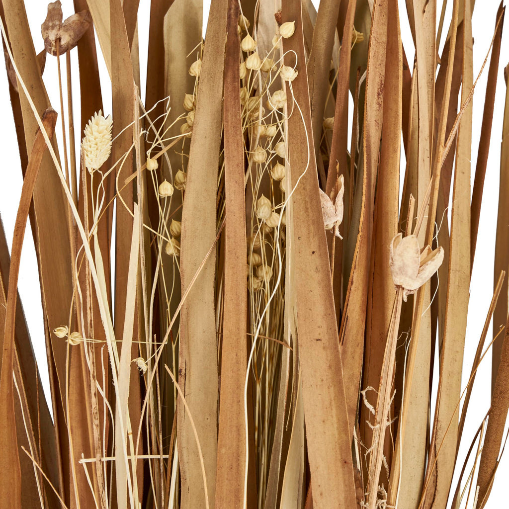 Deco 79 Dried Plant Natural Foliage, 9" x 6" x 41", Brown