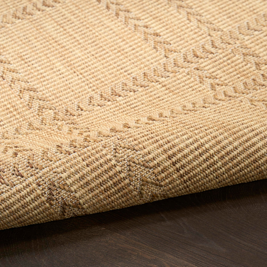 Nourison Home Horizon Indoor/Outdoor Natural 4' x 6' Area Rug - Easy Clean, Non Shedding, Bed Room, Living Room, Dining Room, Kitchen (4' x 6')