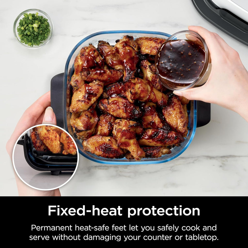 Ninja 4-QT CleanCrisp™ Glassware Container - Microwave & Dishwasher Safe, PFAS Free