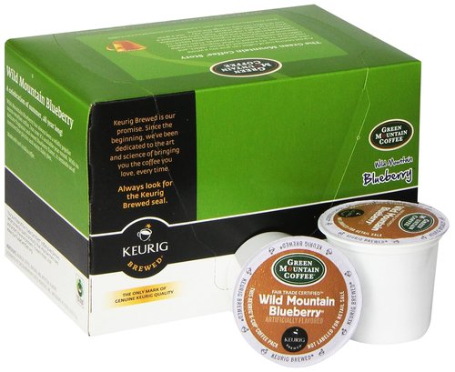 Green Mountain Coffee K-Cup Pods - Wild Mountain Blueberry Flavor | 12-Count Pack