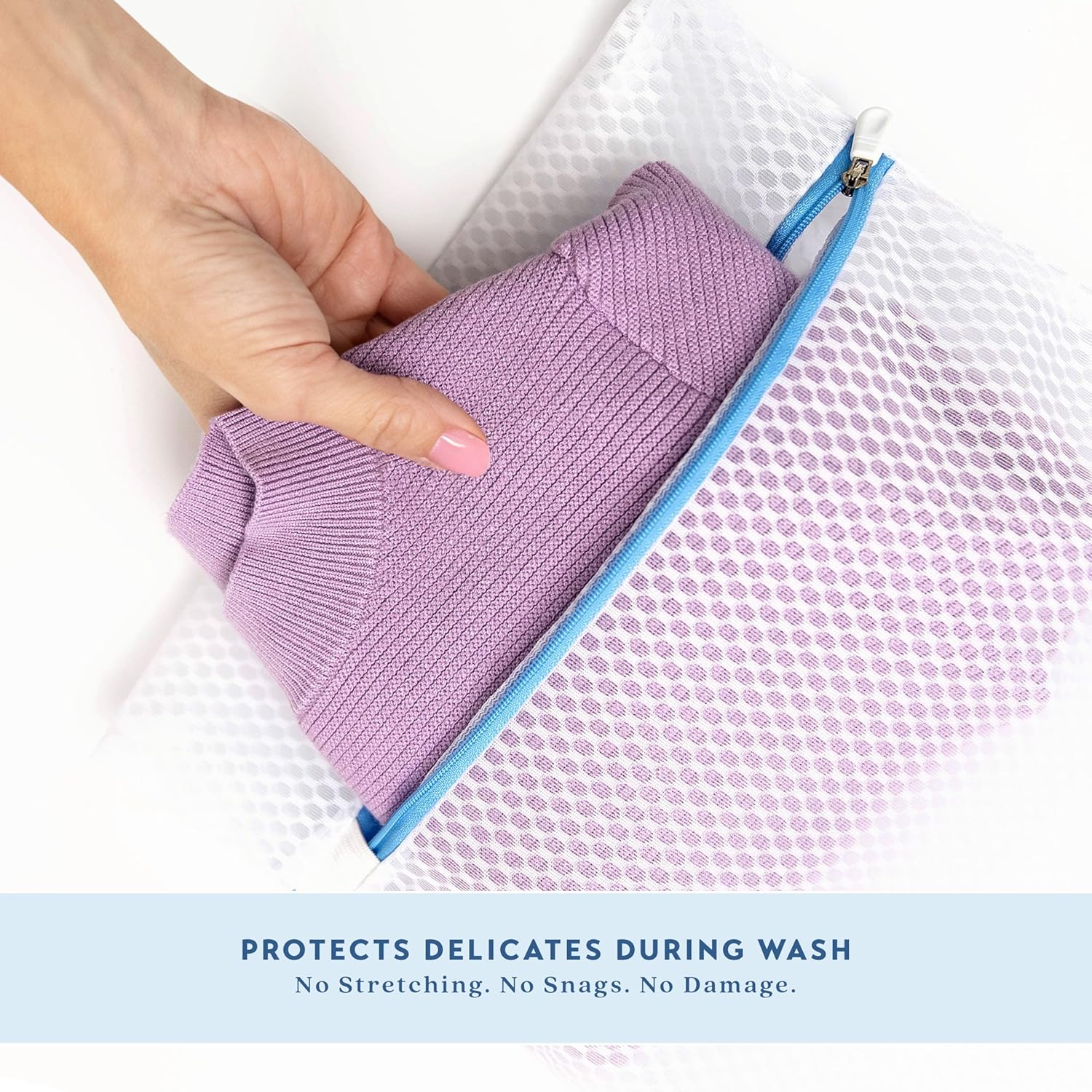 **ELYN Mesh Laundry Bags - Ultra Durable Honeycomb Mesh for Delicates | 3 Pack Medium (12” x 16”)**