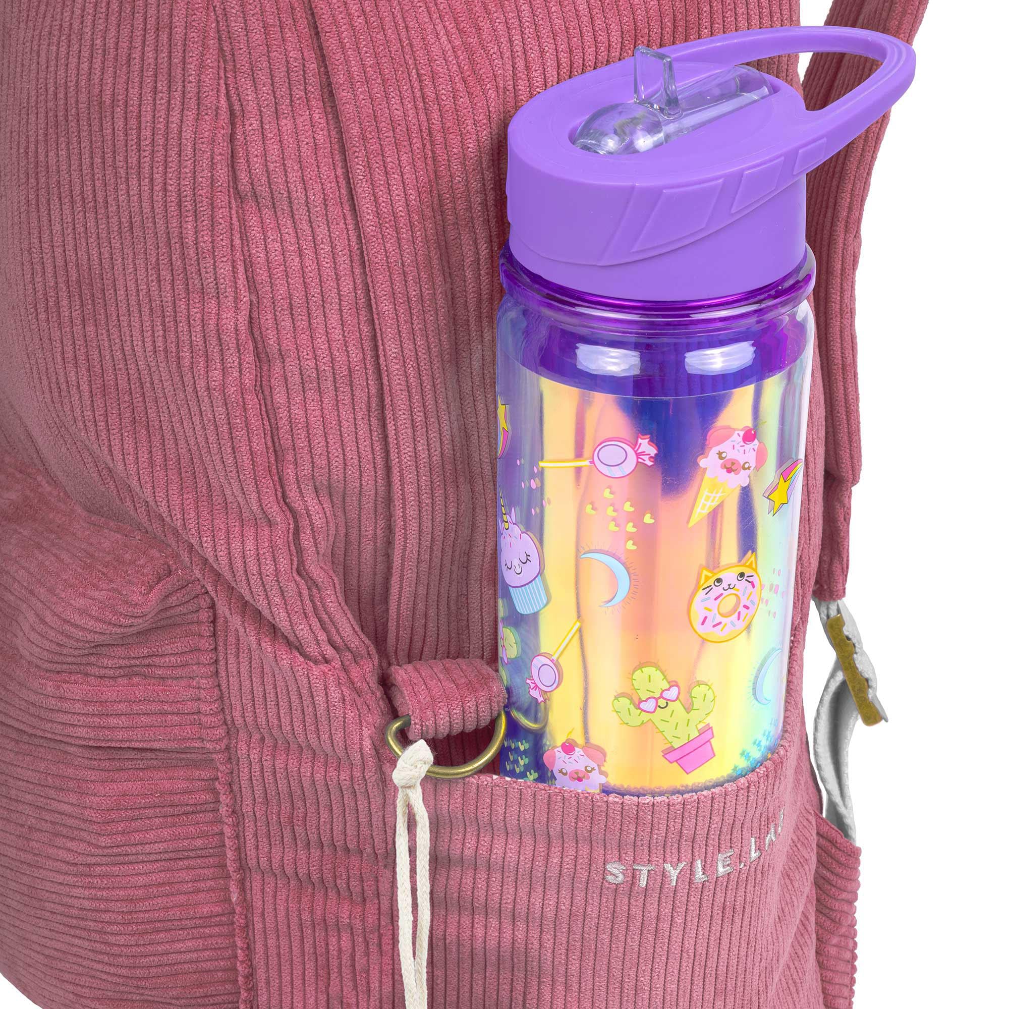 Fashion Angels Style.Lab Backpack for Kids, Corduroy Travel Bookbag with Cute & Stylish Design, Ideal for Girls in School