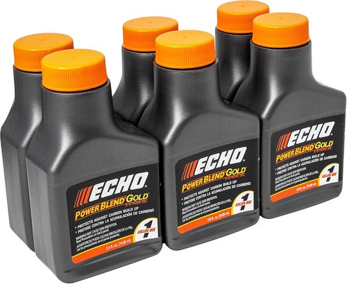 Echo 6450001G Power Blend Gold Oil Mix - High Performance Semi-Synthetic 2-Stroke Oil | 2.6 fl oz (6 Pack)