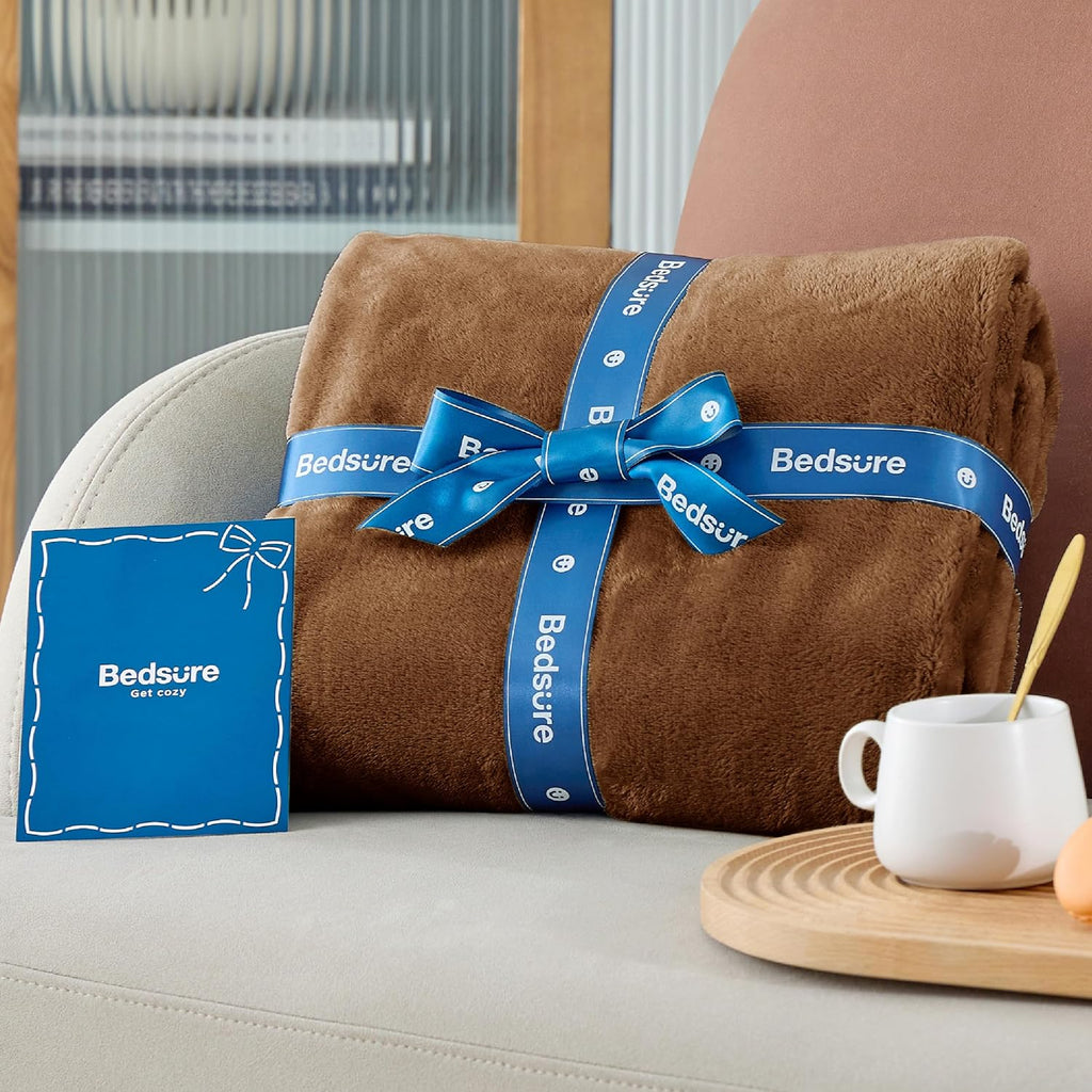 Bedsure GentleSoft King Size Fleece Blanket - Soft, Lightweight, Plush & Cozy Microfiber, 108x90 Inches