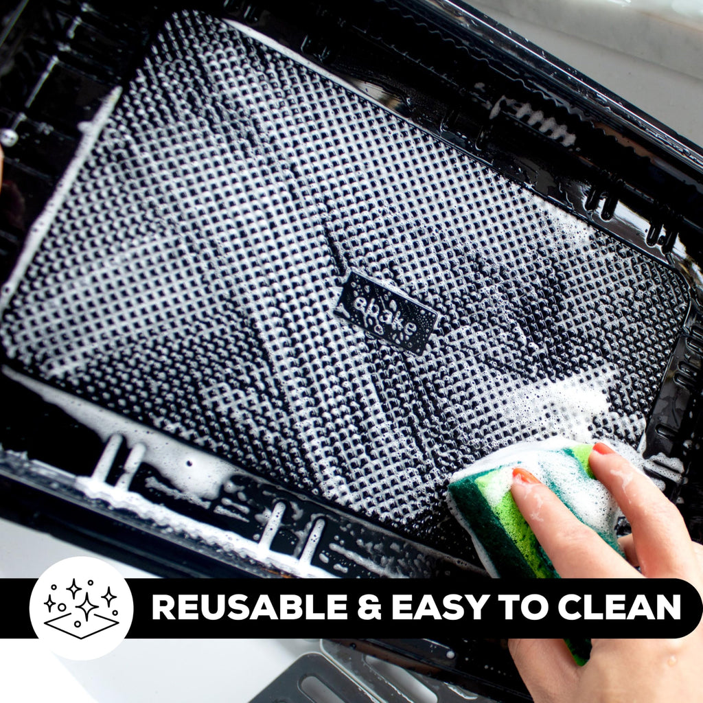 10 Pack Catering Trays with Lids – 17" Serving Tray with Lid, Heavy Duty Recyclable Plastic Party Platters for Catering, Buffet, Picnics & Events – Food Tray with Clear Lid (17.72 x 12.20 x 2.95 inch)